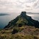 Skaros Rock perched on a cliff on the island of Santorini, Greece